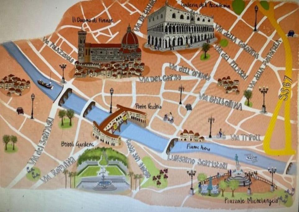 * * * * * Casa Vista Boboli Nel Cuore Di Firenze Εξωτερικό φωτογραφία
